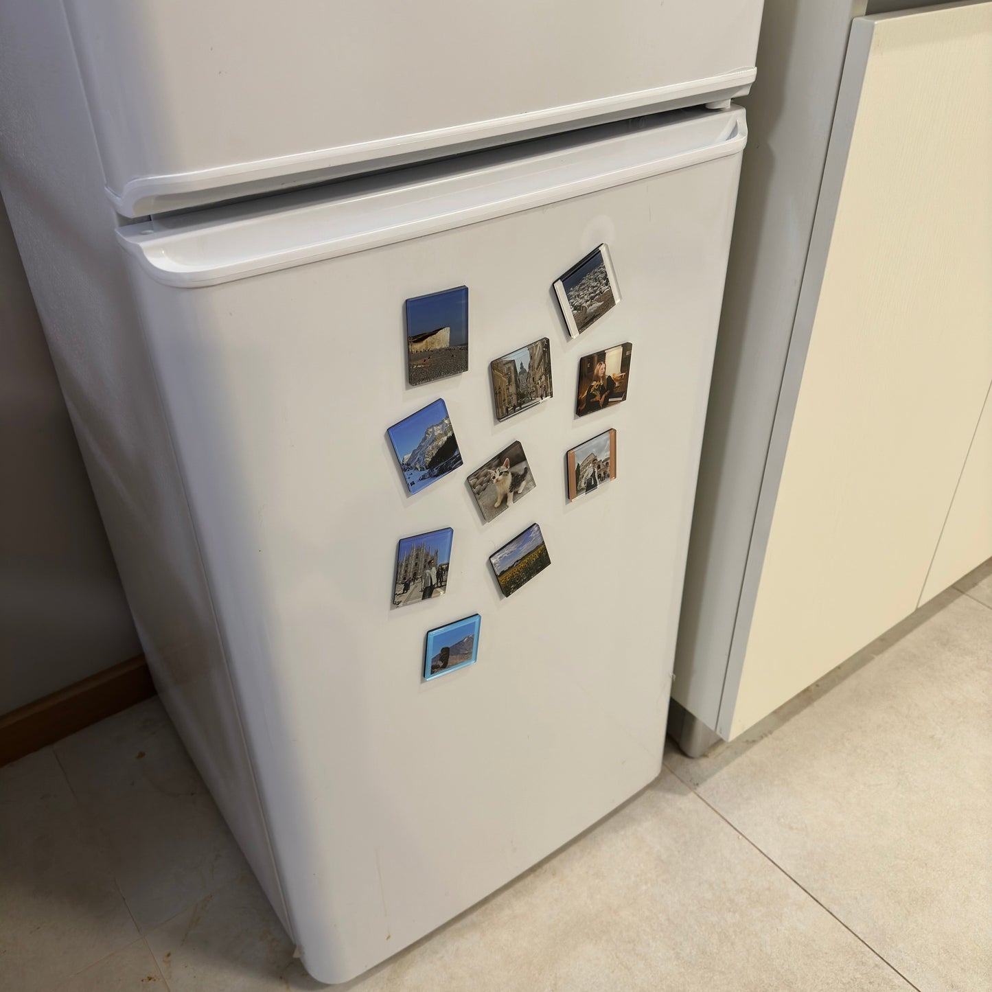 Custom Square NFC Acrylic Photo Magnet kitchen template